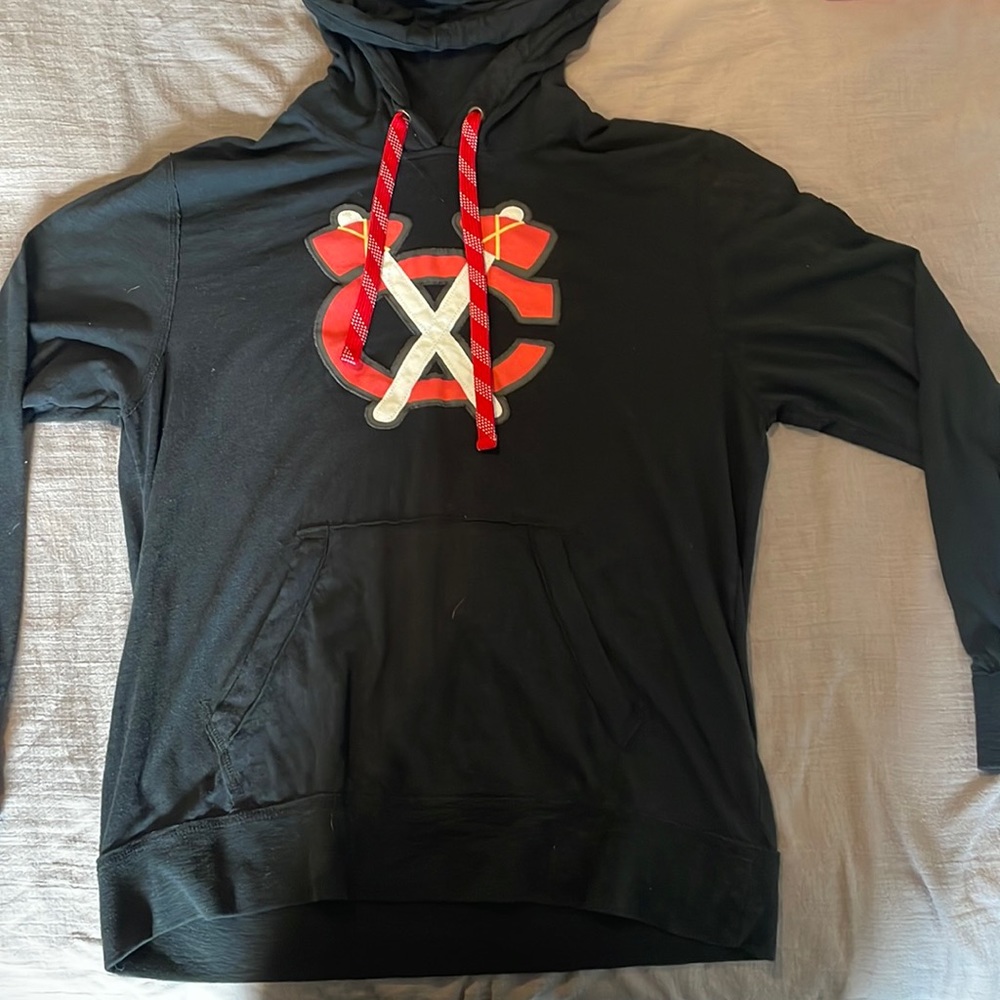 Large Blackhawks Hooded Longsleeve